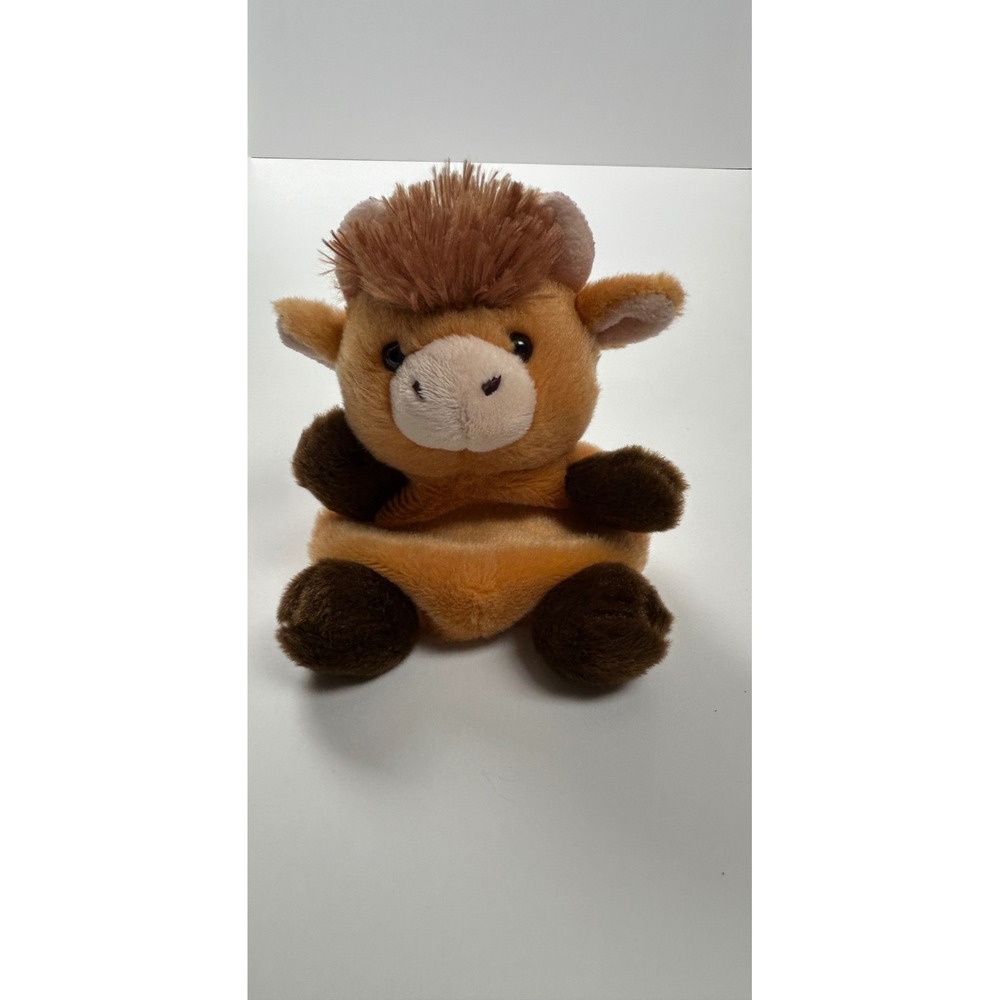 Aurora® Palm Pals™ Hubert Highland Cow™ 5 Inch Stuffed Animal Toy